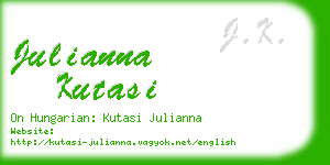 julianna kutasi business card